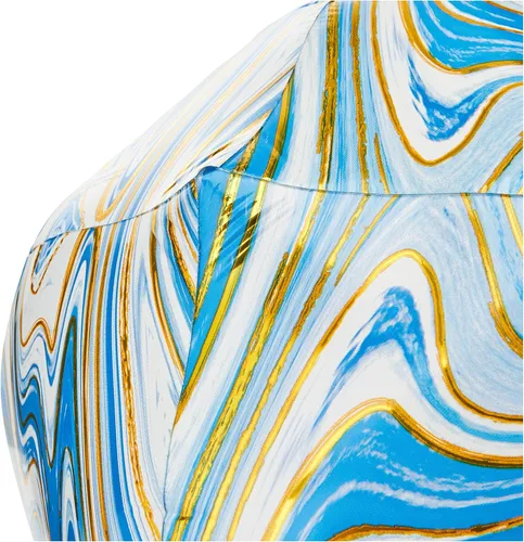 Vista 2 de amscan Globo anagrama de papel de aluminio de mármol azul Orbz de 16 pulgadas, multicolor