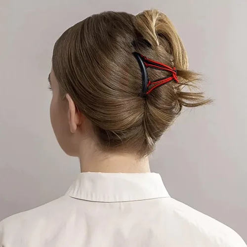 Vista 7 de 6 peines elásticos dobles para el cabello, accesorios mágicos ajustables para hacer moños sin arrugas, accesorios para mujer, rizados, gruesos