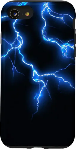 Vista 18 de Blue Lightning Storm Funda para iPhone 17
