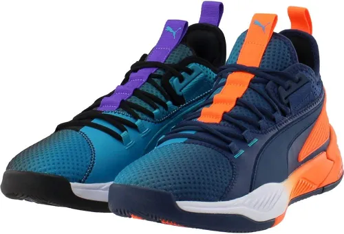 Vista 2 de PUMA Mens Uproar Charlotte ASG Fade Basketball Sneakers Shoes Casual - Purple