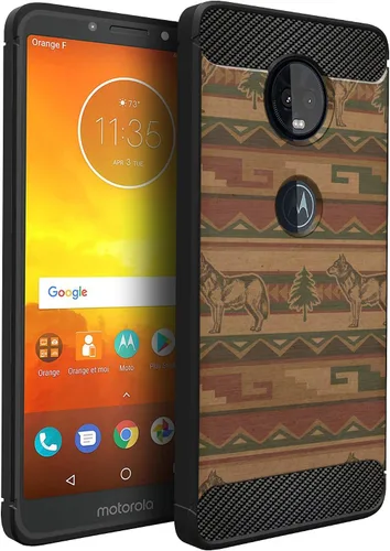 Vista 7 de CasesOnDeck - Funda compatible con Motorola Moto Z4 / Moto Z4 Play, funda de diseño de Moto Z4 Play, delgada, flexible, elegante, protección contra