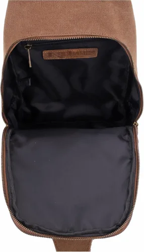 Vista 5 de Glacier - Bolso bandolera de lona oculto para hombres y mujeres