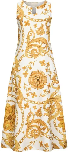 Vista 3 de Sleeveless Maxi Dresses for Women Floral Printed Summer Keyhole Tank Dress Beach Party Flowy Long Dress Loose Sundress