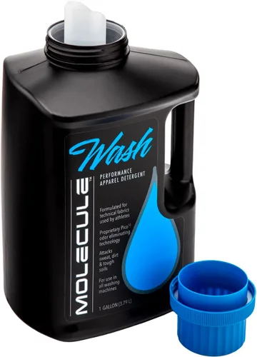 Vista 9 de Molecule Wash Performance - Detergente para ropa Jabón líquido concentrado para telas técnicas y equipos deportivos Aroma fresco 1 galón