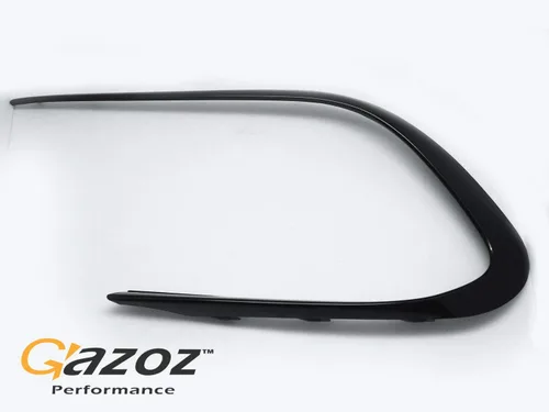 Vista 4 de (2) Alerones de parachoques Canards compatibles con Mercedes Benz CLA W117 CLA250 CLA45 17-19