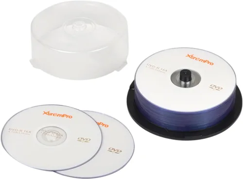 Vista 2 de DVD-R 16X 4.7GB 120Min DVD discos en blanco en eje (50)