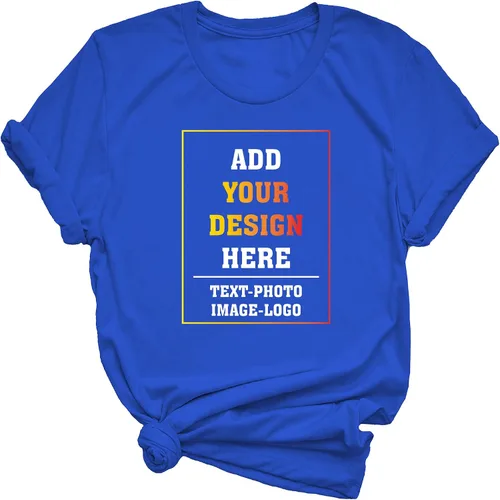 Vista 3 de Camisas personalizadas Diseña tu propio diseño, camiseta con logotipo, camiseta con foto personalizada, camisas personalizadas, crea tus propias