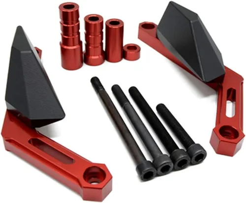 Vista 5 de Funda de aluminio CNC para motocicleta, protector de choque del motor, protector deslizante para protección contra caídas, compatible con Yamaha