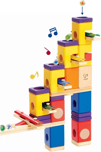 Vista 2 de Galardonada construcción de mármol de madera Hape Quadrilla - Music Motion