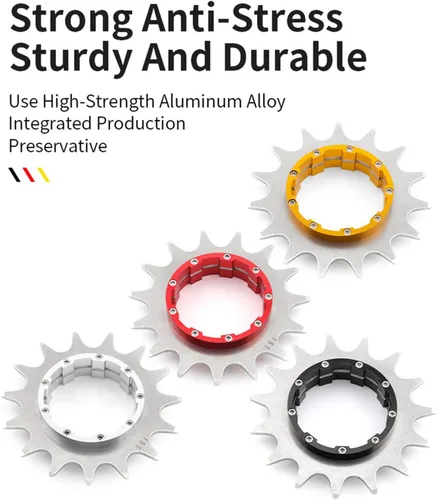 Vista 5 de Kit de conversión de velocidad única para bicicleta 12T13T/14T/15T/16T/17T/18T/19T/20T/21T/22T Cassette de una sola velocidad y espaciadores
