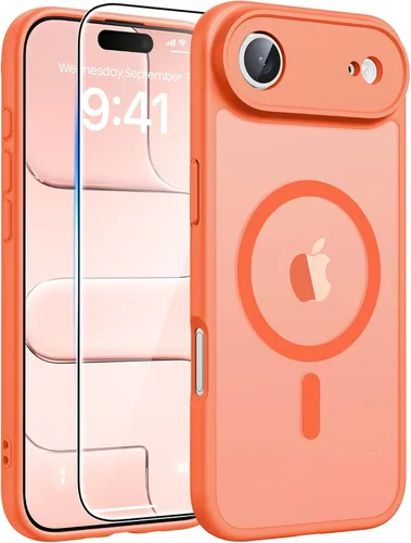 Vista 101 de FNTCASE - Funda para iPhone 16 Pro: magnética, mate, translúcida, de grado militar, protectora contra caídas, resistente, fina, duradera y a prueba