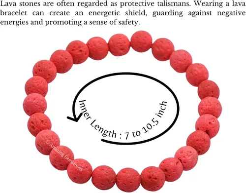 Vista 568 de Amazing Gemstone Crystal Bracelet for Women Men's Gifts - Protection Healing Crystal Bracelet - 8mm Gemstone Beaded Stretchable Bracelet Pulseras