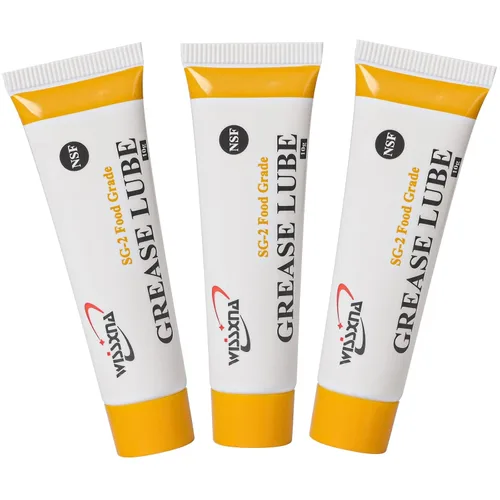 Vista 10 de Grasa de silicona, lubricante sanitario de grado alimenticio, lubricante para máquinas, previene que las válvulas y juntas tóricas se peguen, tubo