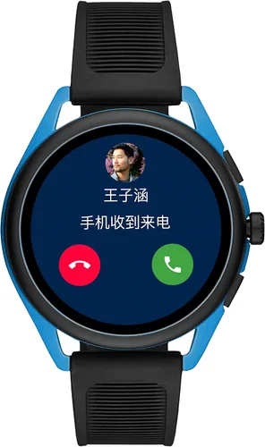 Vista 9 de Emporio Armani - Smartwatch 3 con tecnología Wear OS de Google con altavoz frecuencia cardíaca GPS NFC y notificaciones de celular inteligente Negro