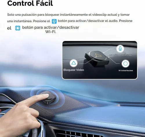 Vista 3 de VIOFO BTR200 - Control remoto inalámbrico Bluetooth con bloqueo de eventos