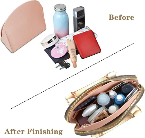 Vista 2 de MISIXILE Alma BB PM - Bolsa de fieltro organizadora para mujer, se adapta a Alma BB PM Insert (BB, rosa)