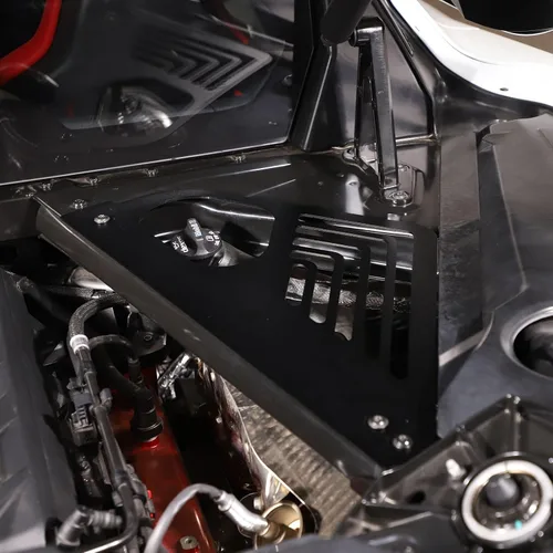 Vista 3 de TOYCIDFG Cubierta de panel de bahía del motor, protector de protección contra salpicaduras izquierda y derecha para C8 Corvette 2020-2024 Accesorios