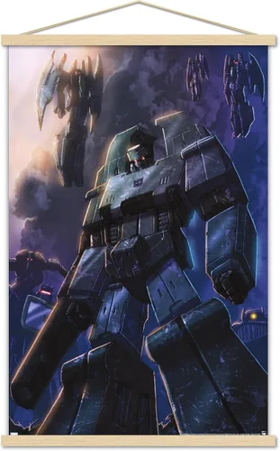 Vista 16 de Trends International Hasbro Transformers - Póster de pared Decepticons, 14.725 x 22.375 pulgadas, versión enmarcada de madera de granero
