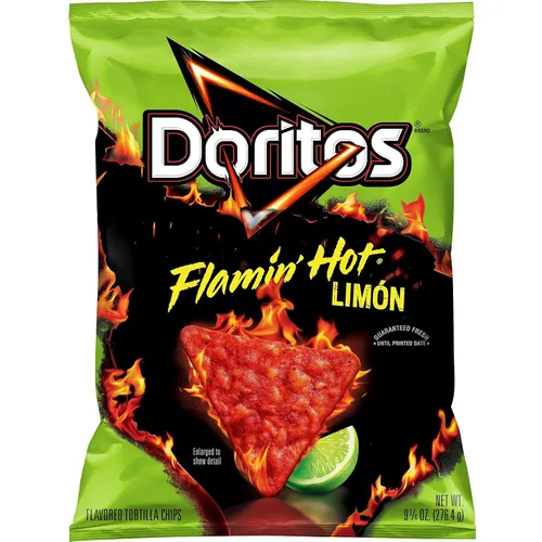 Vista 13 de Doritos Chips de tortilla saborizados, nacho picante, 42 onzas (paquete de 4)