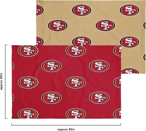 Vista 6 de FOCO Unisex-Adult NFL Team Logo Bed in a Bag Comforter Bedding 3-Piece Set