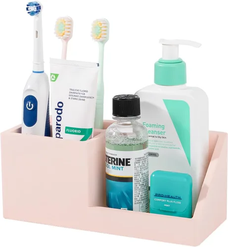 Vista 12 de Soporte para cepillo de dientes de diatomita, organizador de pasta de Azul