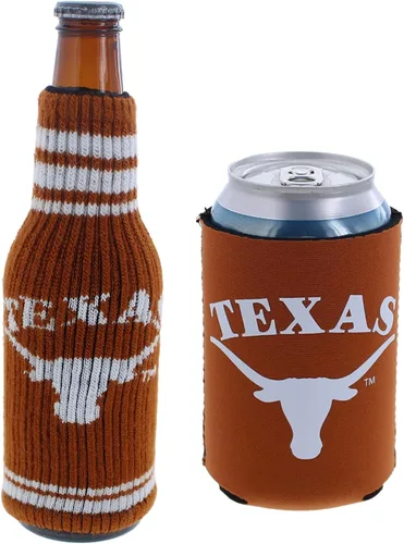 Vista 66 de College Team Color Logo Can & Bottle Holder Insulator Beverage Cooler Set