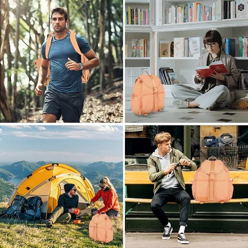 Vista 7 de EKE Gimnasio Portátil Yoga Tenis Mochila Regalo Deportivo Versátil Viaje Viaje Natación Monopatín Bádminton Casual Impermeable Mujeres, Durzano
