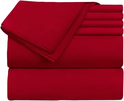 Vista 3 de Juego de sábanas de 5 piezas para camas ajustables, 800 TC-100% algodón, color negro, dividido, para cama ajustable, hilo de fibra larga de una sola