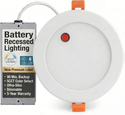 Vista 11 de E2 Lighting Luz LED empotrable de 4 pulgadas, retrofit LED empotrable de 4 pulgadas, 9W regulable delgado LED Downlight, 3CCT sintonizable