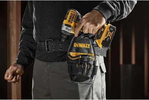 Vista 3 de DEWALT Funda de taladro para cinturón de herramientas, duradera, fácil acceso a herramientas (DWST540502)