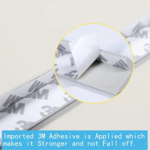 Vista 3 de Miracle - Borde protector de silicona para muebles con cinta 3M en ambos lados. Protector de esquinas, seguridad para bebés, Protector de borde
