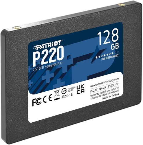 Vista 2 de Patriot Memory P220 128GB SSD interno - SATA 3 2.5" - Unidad de estado sólido - P220S128G25