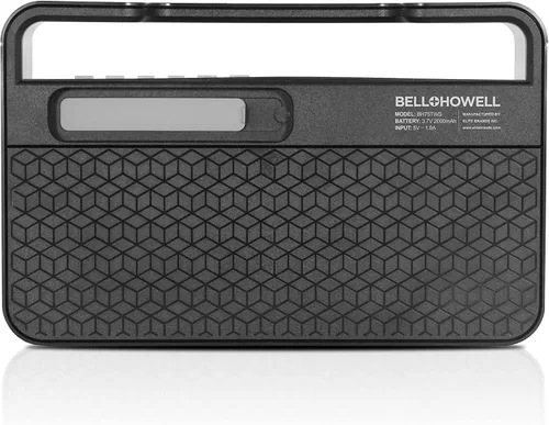 Vista 3 de Bell+Howell BH75TWS True Wireless Stereo Link Neo-Retro Altavoz Bluetooth con mango