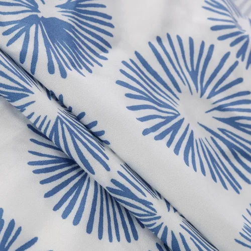 Vista 6 de Vestido de verano para mujer 2023, dulce y lindo cuello en V, manga acampanada, mini vestido suelto de manga 34, vestido floral con vuelo