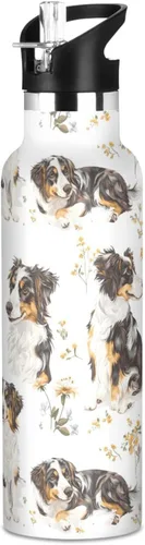 Vista 16 de Sport Insulated Water Bottle with Leak Proof Spout Lid Vacuum Insulated BPA-Free Leak Proof for Travel, Camping, Sports, Army Woodland Camo Gold