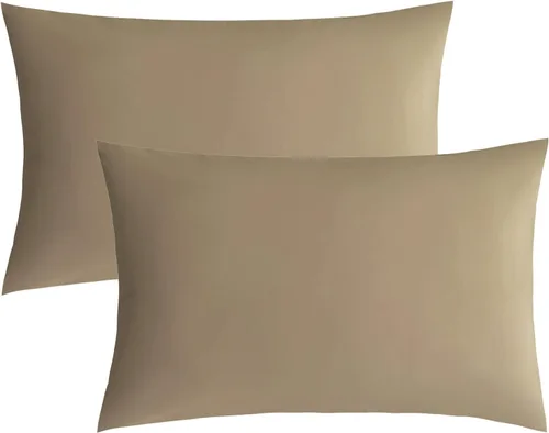 Vista 6 de Funda de almohada de lujo para niños pequeños de 12 x 16 pulgadas, 100% algodón egipcio de 800 hilos, funda de almohada suave y pequeña