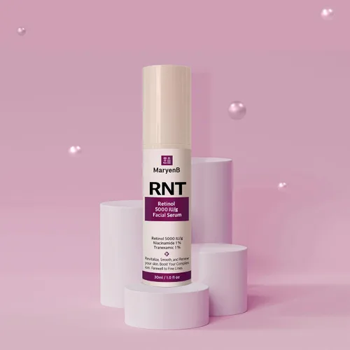 Vista 6 de Retinol 5000IU, niacinamida 1%, ácido tranexámico 1% suero facial – Esencia que mejora la humedad con ácido hialurónico, vitamina E, suave