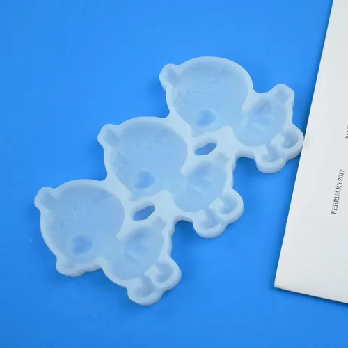 Vista 9 de mostsom Moldes de silicona para piruletas para pastel de pollitos para gelatina y dulces, moldes para tartas, formas variadas, decoración