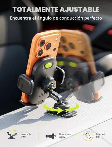 Vista 3 de Bracketron TripGrip PRO - Soporte para teléfono de automóvil, soporte para teléfono para tu automóvil con expansión de un solo botón