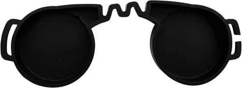 Vista 4 de 1.602-1.654 in Binocular Rainguard/Ocular/Cubierta de Ojos/Guardapolvos/Protector de Ojos Tapa de Goma Negro, 40.7-42RG