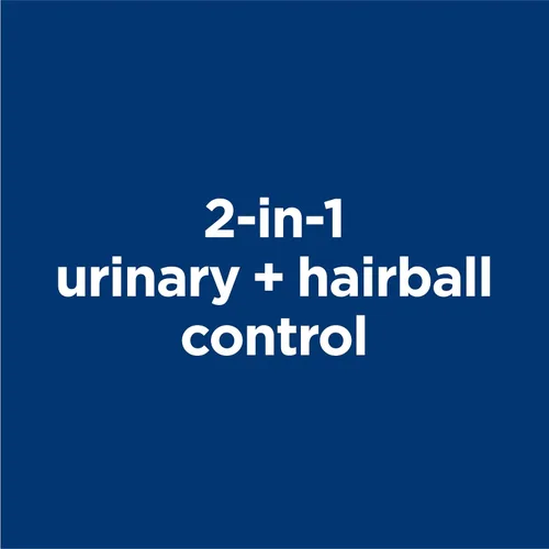 Vista 8 de Hill's Science Diet Urinary Hairball Control - Alimento húmedo para gatos adultos de 1 a 6 años, estofado de pollo y verduras, latas de 2.9 onzas
