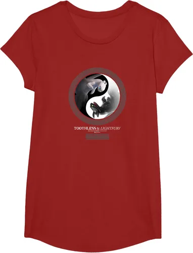 Vista 3 de Cómo entrenar a tu dragón 3 Yin Yang Dragon Camiseta
