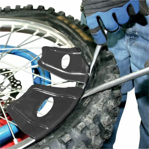 Vista 2 de 2 unids llanta de rueda escudo protector herramienta para motocicleta bicicleta ATV Quad neumático neumático instalación