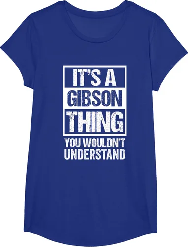 Vista 68 de It's A Gibson Thing You would Not Understand - Camiseta con nombre familiar, Negro, S