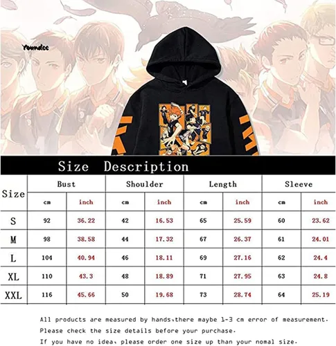 Vista 5 de Sudadera con capucha de anime Karasuno High School Cosplay con capucha para fanáticos del anime