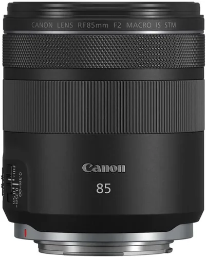 Vista 4 de Canon RF 85mm F2 Macro IS STM, Compact Medium-Telephoto Black Lens (4234C002)