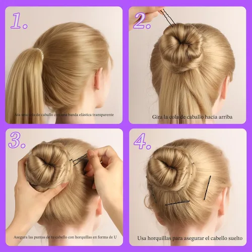 Vista 7 de Teenitor 300 horquillas para el cabello, color negro, 100 alfileres negros de 2 pulgadas, 2.75 pulgadas, 100 horquillas para el cabello para mujeres