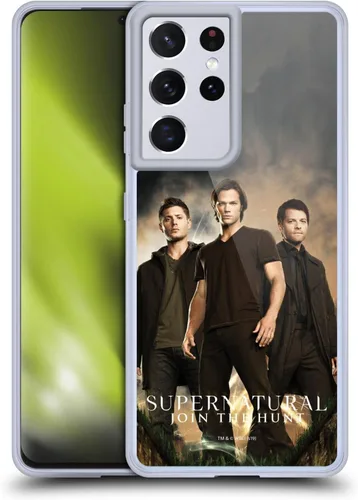 Vista 24 de Head Case Designs Supernatural Sam, Dean & Castiel Key Art - Funda de gel con licencia oficial [protección de grado militar] compatible con Google
