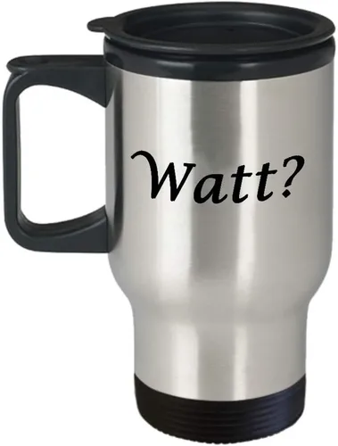 Vista 3 de Appreciation Idea For Electrician Unique Watt Design - Funny Cute Gag Gifts Stainless Steel Travel Mug Insulated Coffee Tumbler Maintenance