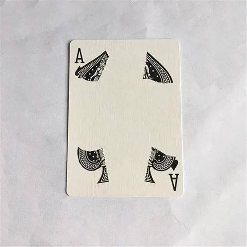 Vista 3 de ZQION Split Ace of Spades Trucos de magia de cerca Street Stage Tarjetas mágicas Gimmick Mago Props Card Magic Mentalism